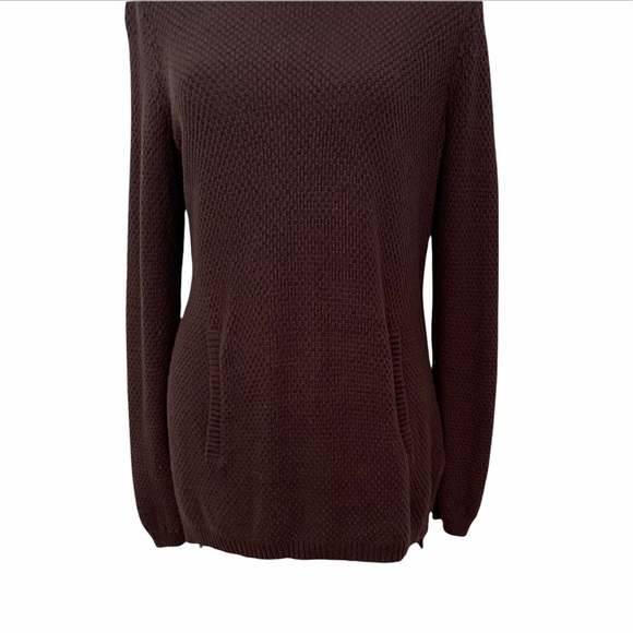 Lou & Grey Brown Long Sleeve Sweater Size Medium - Picture 4 of 9